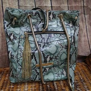 Gianni bini green snake print.